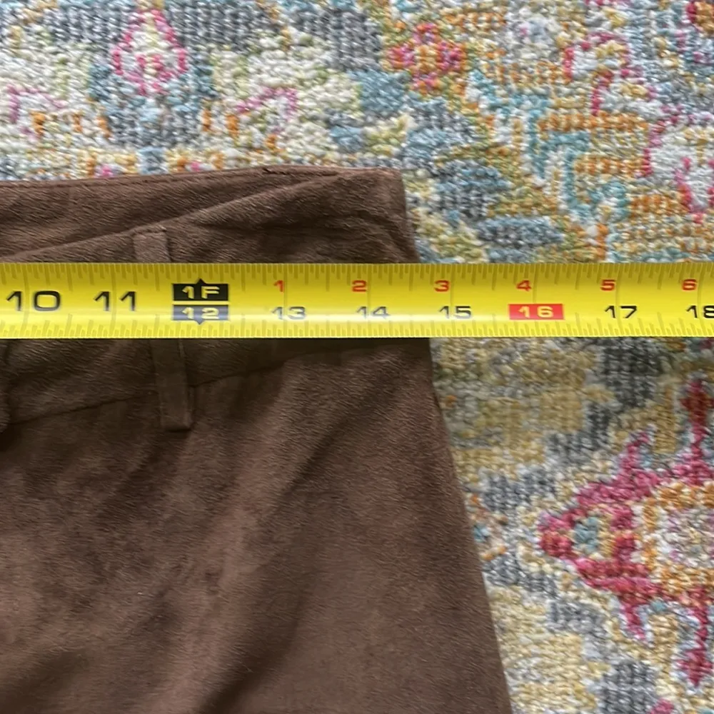 Washable suede pants in excellent cond custom made Brown Size 30 - Image 3
