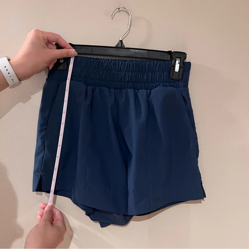 Abercrombie & Fitch Navy Athletic Shorts - Image 3