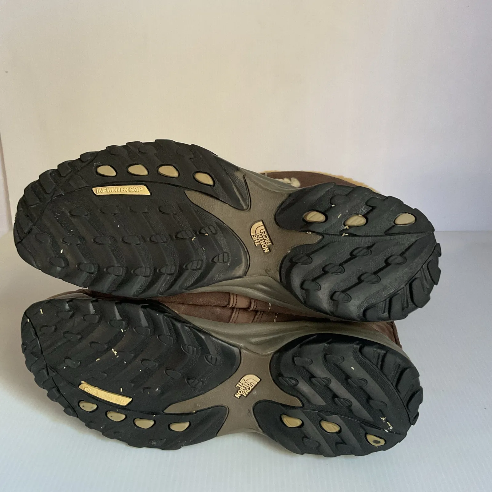 The North Face Brown Suede Waterproof Shearling Lined Winter Boots 7.5 - Image 10