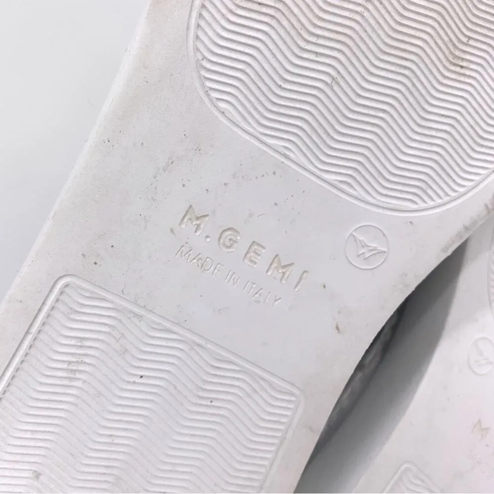 M. GEMI Cerchio Velvet Slip On Sneakers Blue 38.5 Size 8 - Image 9