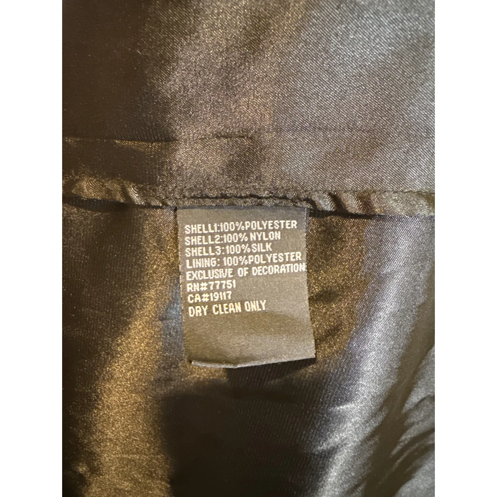 Betsey Johnson Black Sequin Satin Pleated Strapless Formal Dress Size 4 - Image 7