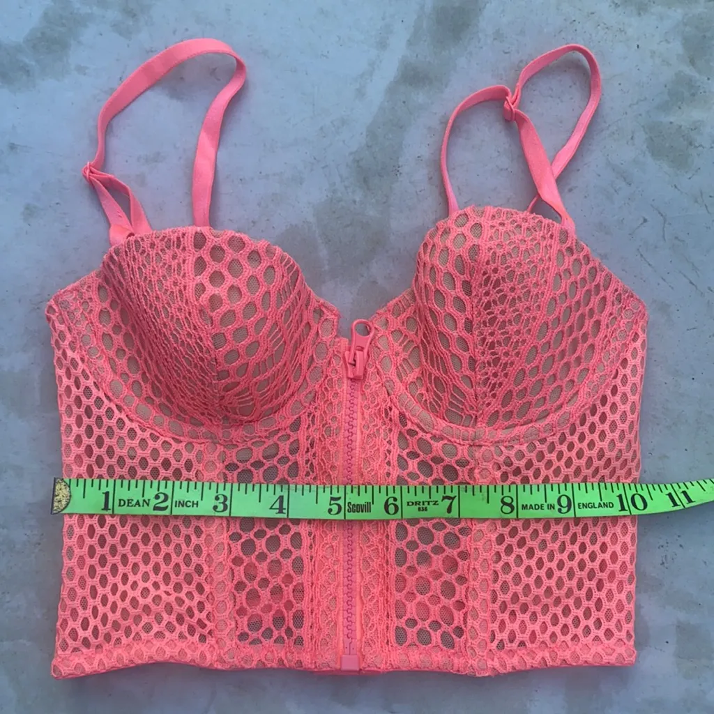 Victoria’s Secret Neon Mesh Bustier - Image 3