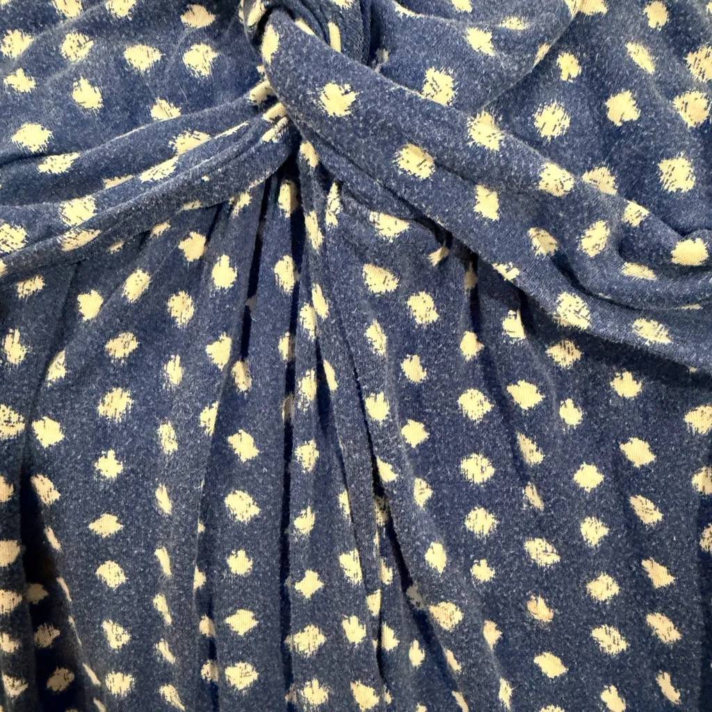 Merona Blue and White Patterned Dress - Image 3