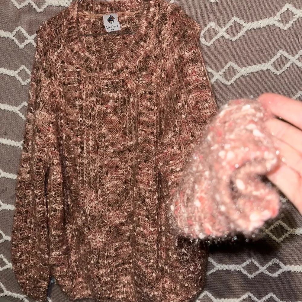 Like Love Boutique Oversized Chunky Sweater Size L - Image 4