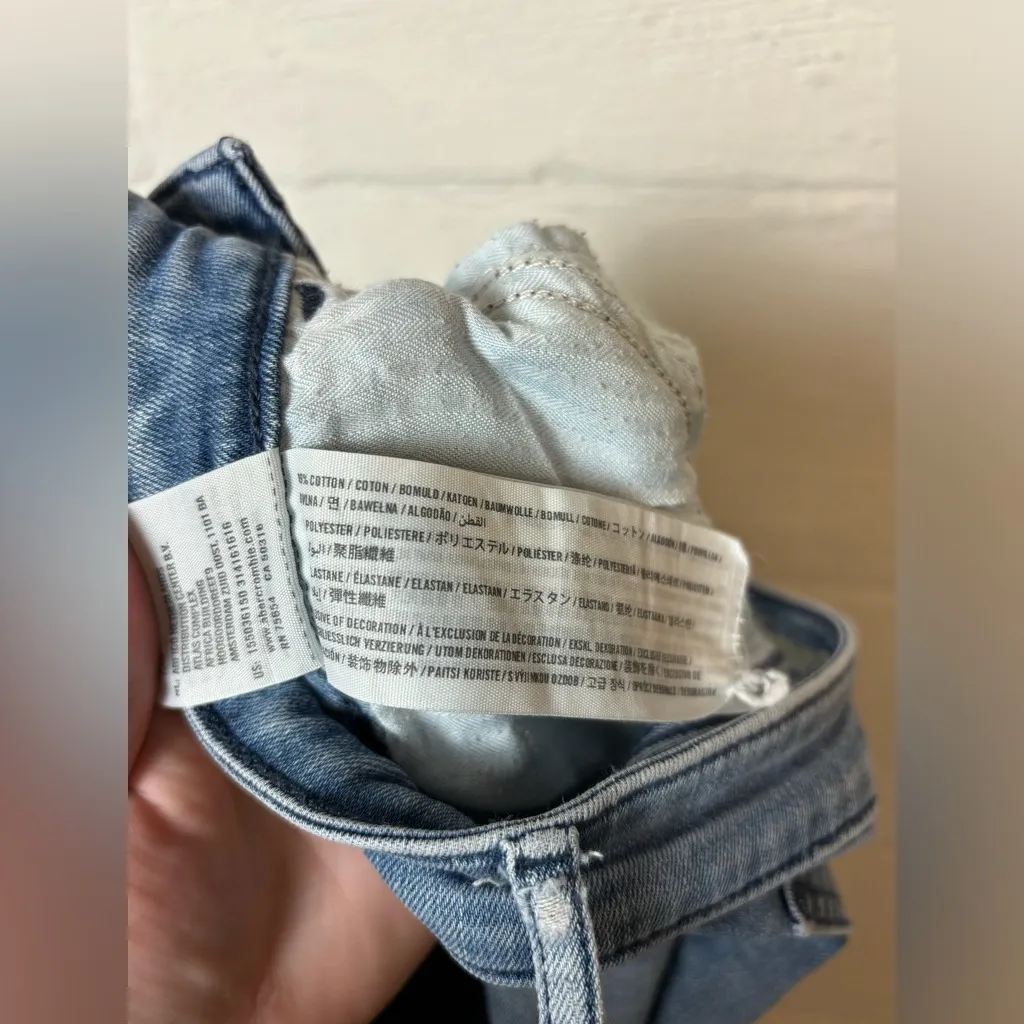 Abercrombie & Fitch Woman’s Patchwork Fall Denim Casual Skinny Jeans Size 2 W26 - Image 8