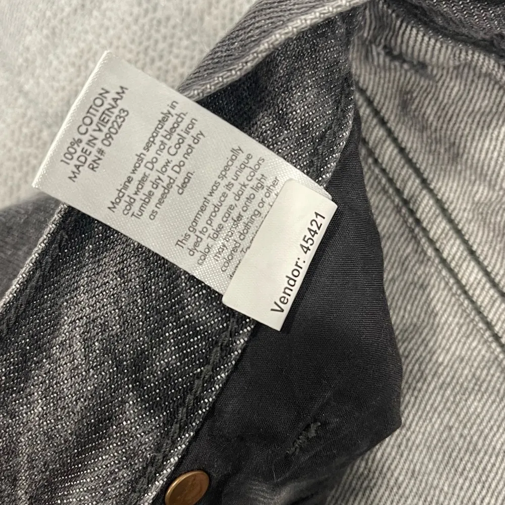 Pacsun High Rise Straight Leg Grey Jeans Size 26 - Image 3