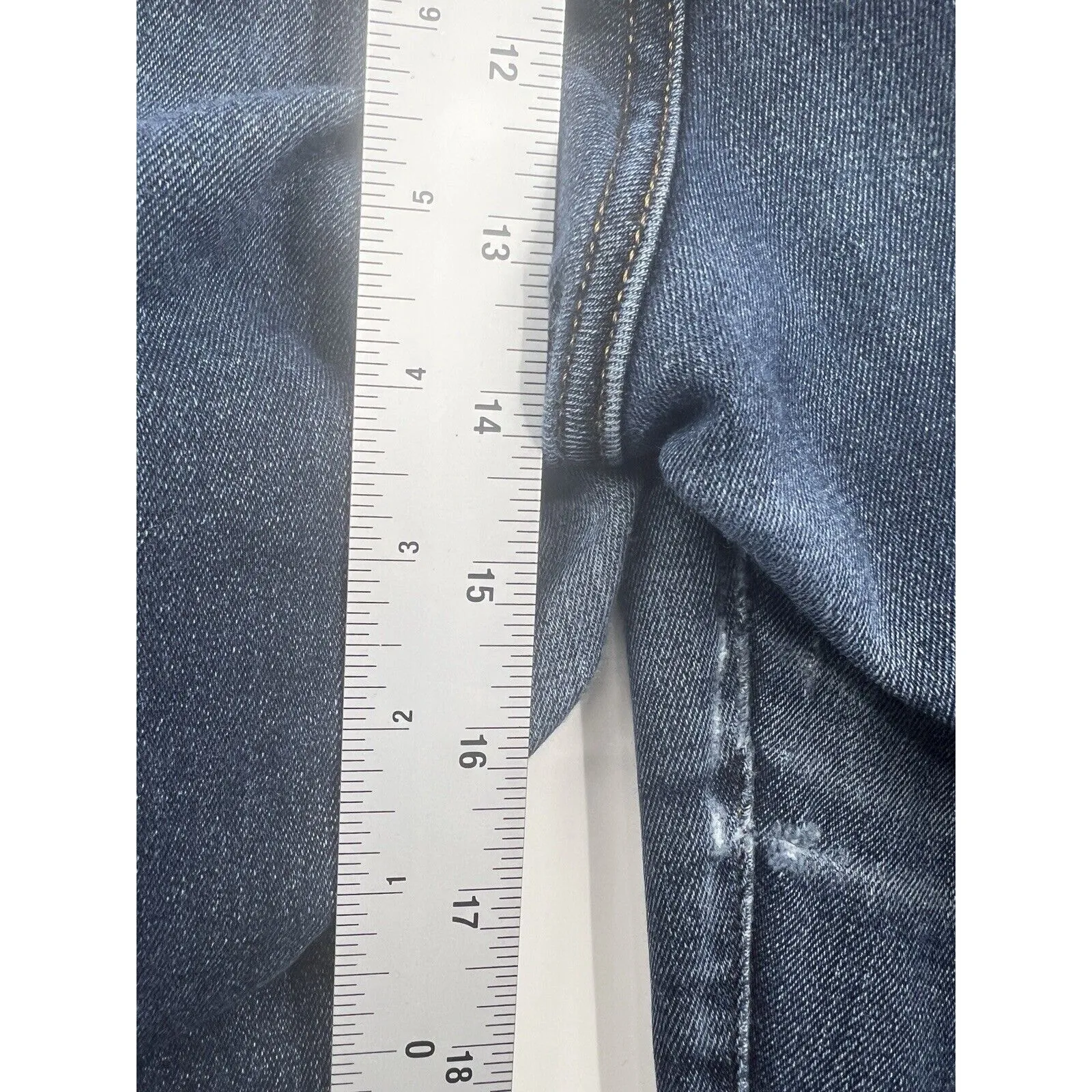 Everlane Jeans‎ Womens 32 High Rise Waist Straight Medium Wash Blue Denim Pants - Image 6