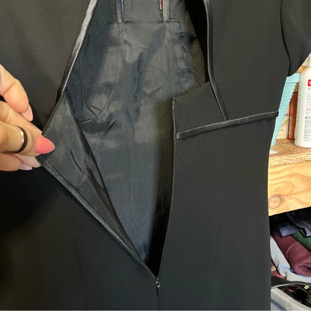 Liz Claiborne Black‎ Maxi Dress Evening Church Funeral Event Special Occasion - Image 10