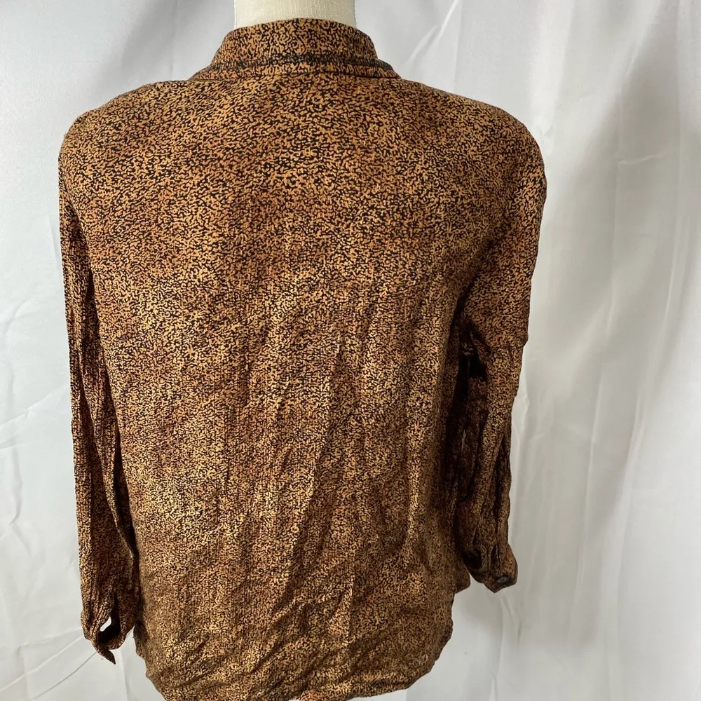 Vintage Napa valley petites button up shirt Brown Size undefined - Image 5