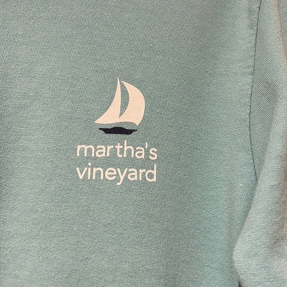 Martha’s Vineyard Three-Quarter Zip Pullover Sweatshirt - Image 3