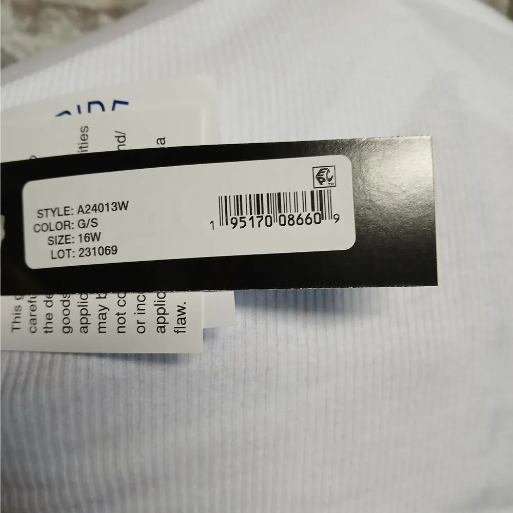 Betsy & Adam Formal Evening Gown Women's Cape Dress Size 16W Gold Wedding Party - Image 11