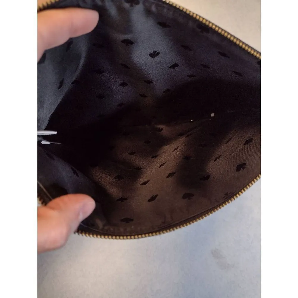 Kate Spade Small Black Leather Clutch - Image 4