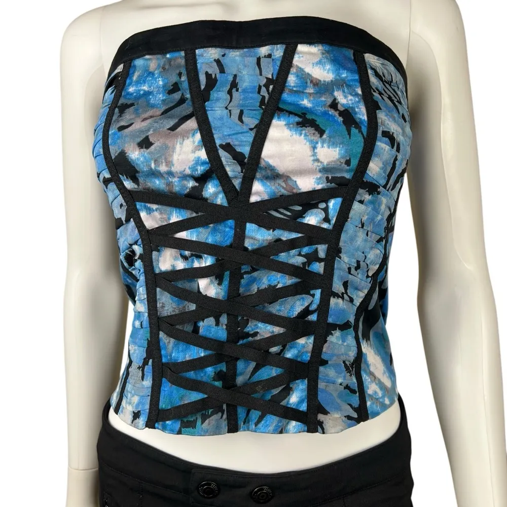 BEBE Y2K Strapless Corset Bustier - Image 4