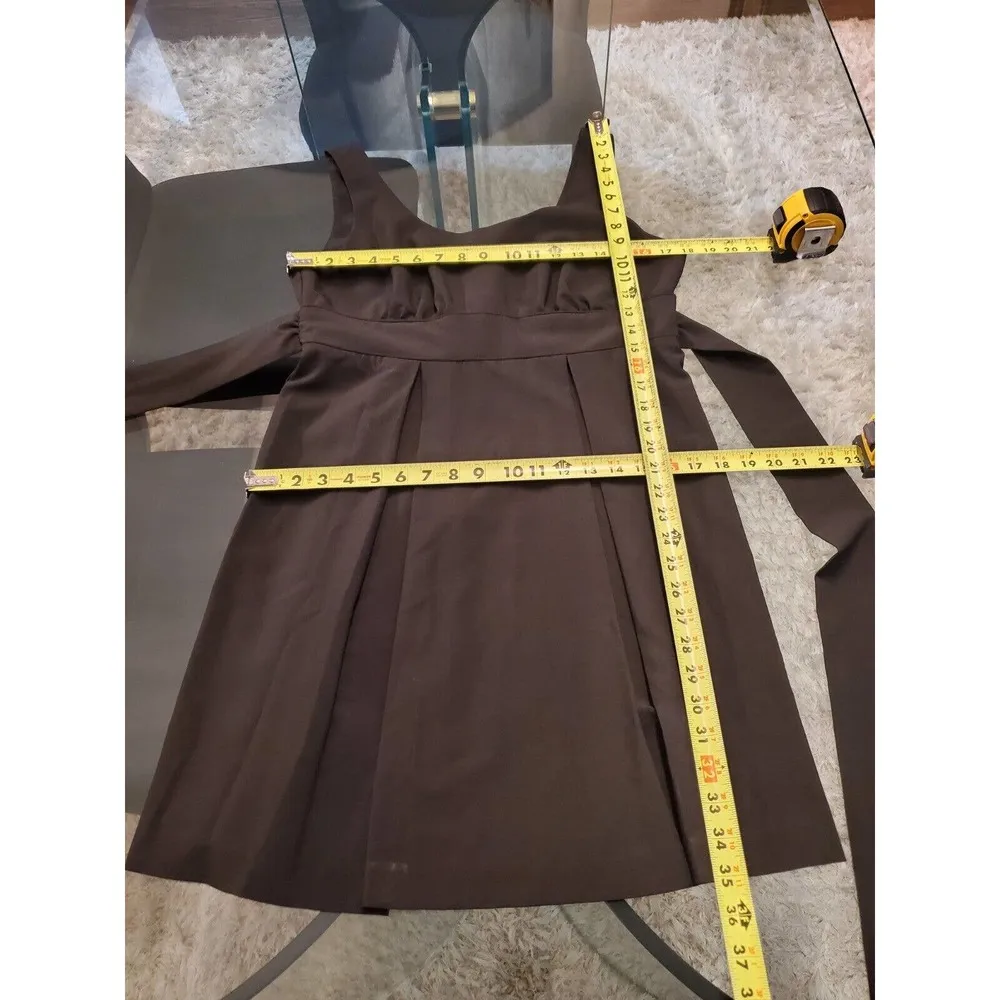 Grass Collection Women's Black Scoop Neck Sleeveless Knee Length Dress Size 11 - Image 12