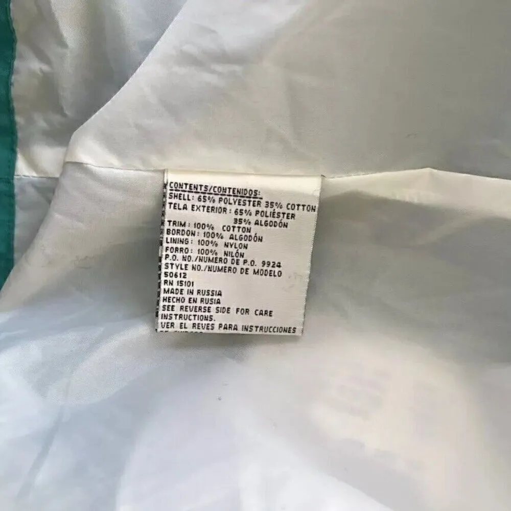 Vintage Current Seen Women’s 80’s 90s Retro Windbreaker Jacket Sz L made Russia - Image 12