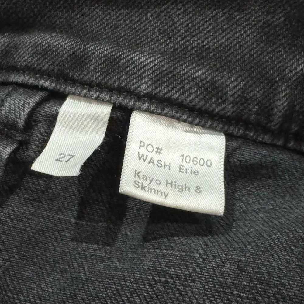 Reformation Jeans Kayo High and Skinny Black Jeans Women’s 27 - Image 6