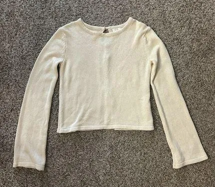 beige sweater, size 0 - Image 2