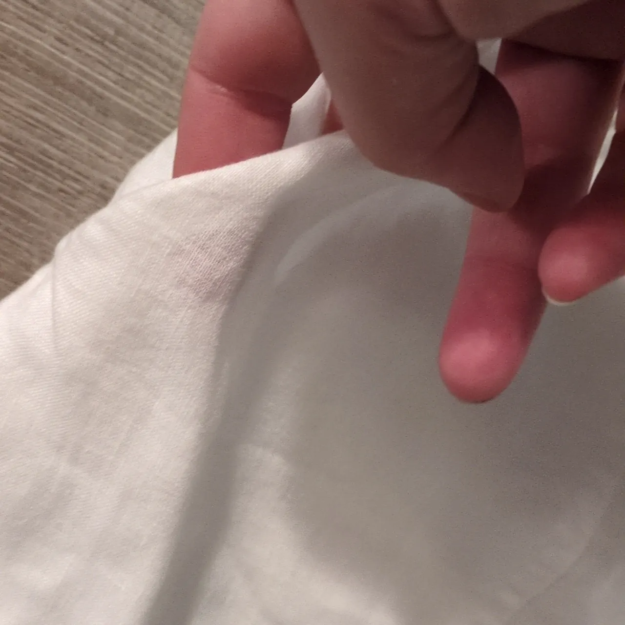 Quince European Linen White Shorts Size Large - Image 2