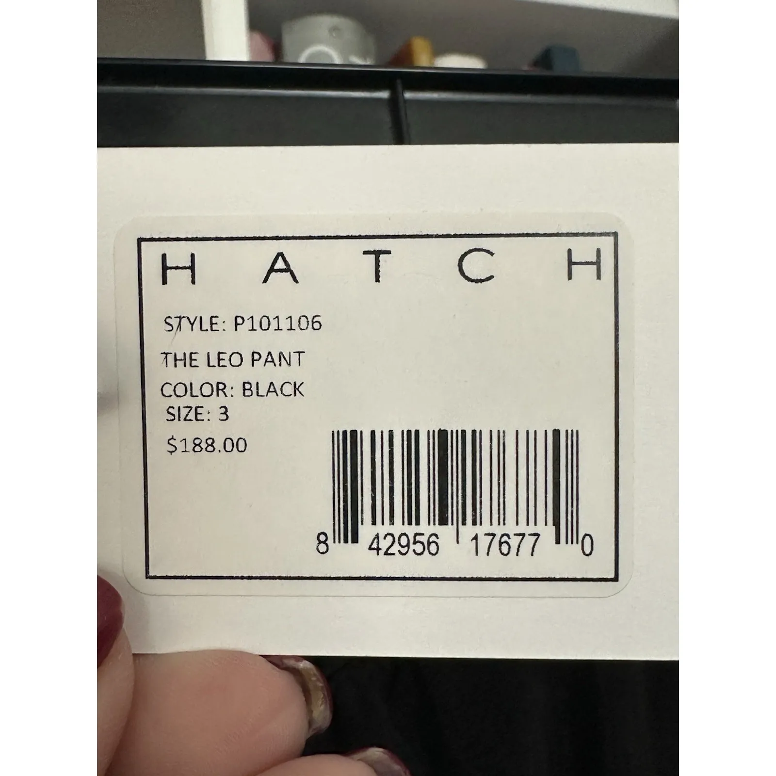 HATCH Maternity Pants The Leo Wide Leg Pants Size 3 L/XL 100% Cupro NWT #AB10 - Image 3