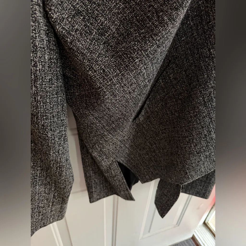 NORTON MCNAUGHTON Woman Blazer Gray Textured Jacket Lined. SIZE 18W NWOT - Image 8