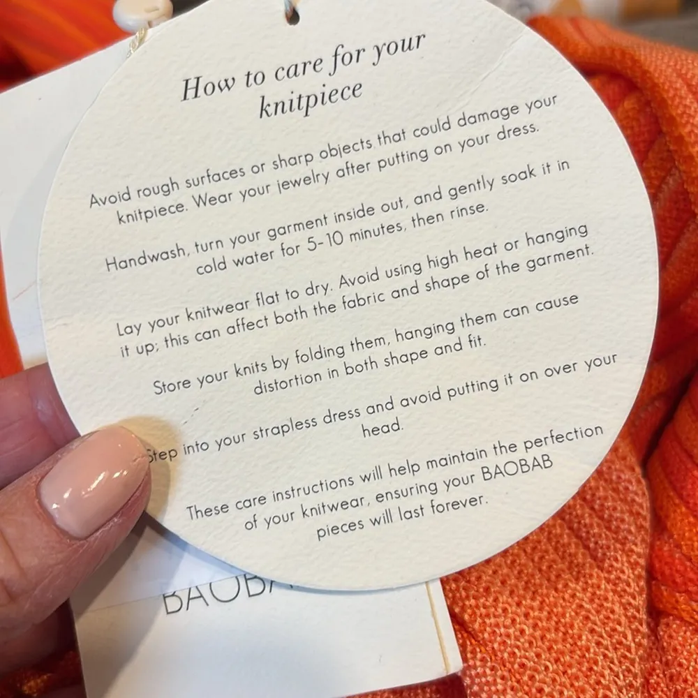 Baobab Jayne Maxi Dress Orange - Image 7