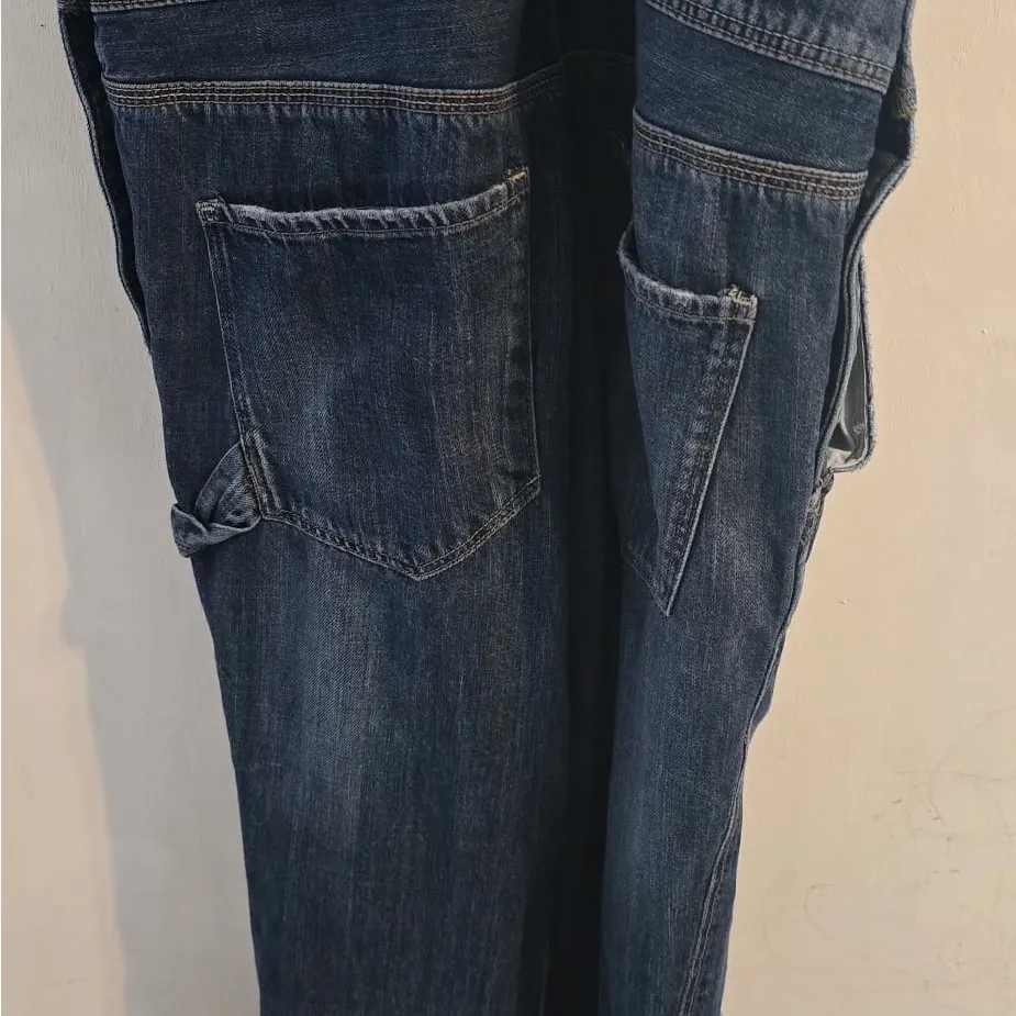 H&M Dark Blue Denim Fabric - Image 4