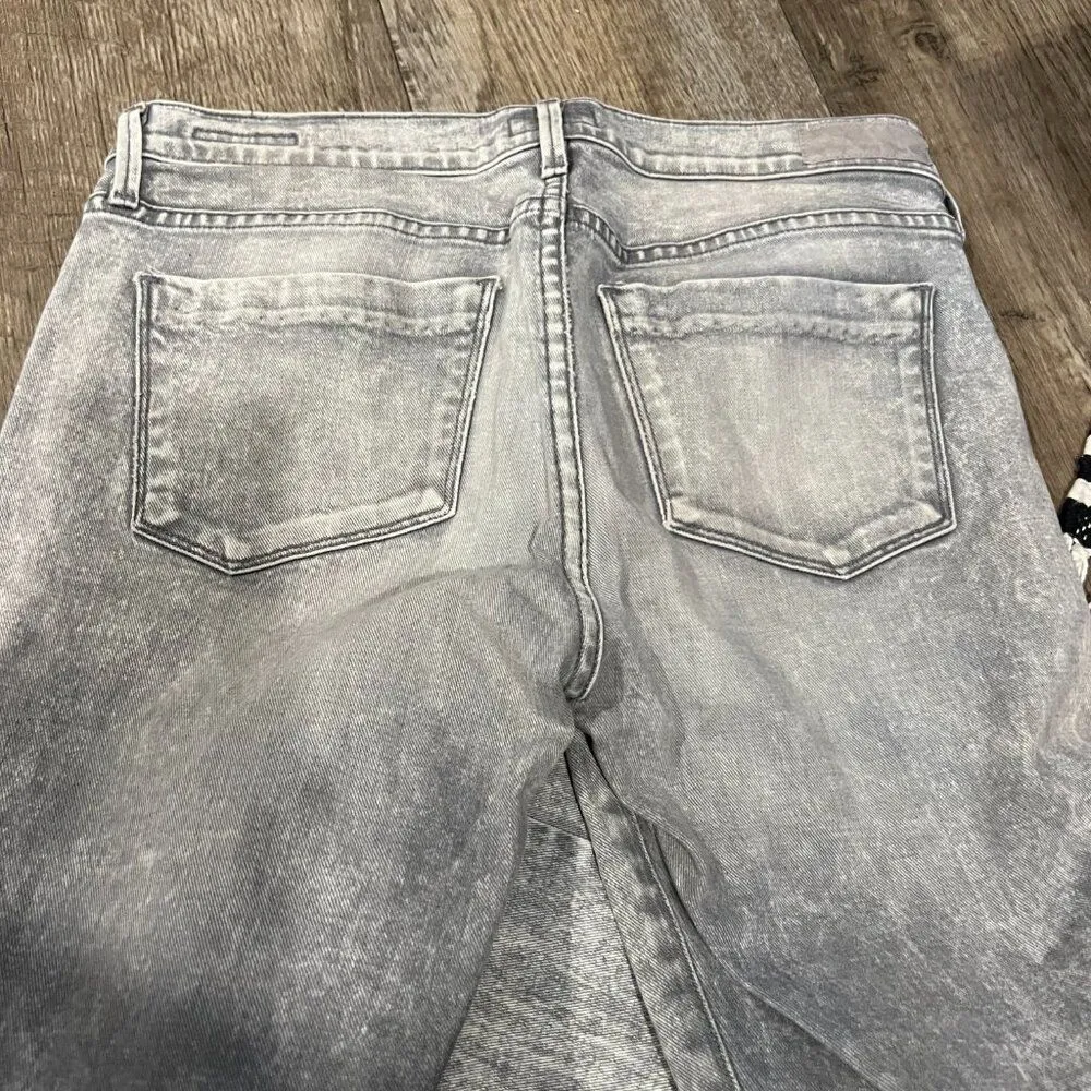 AGOLDE  Colette Crop grey wash 28 - Image 10