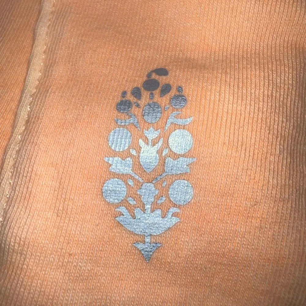 New with Tags FP Movement Reversible Hotshot Tee Romper Size L Orange Size L - Image 4