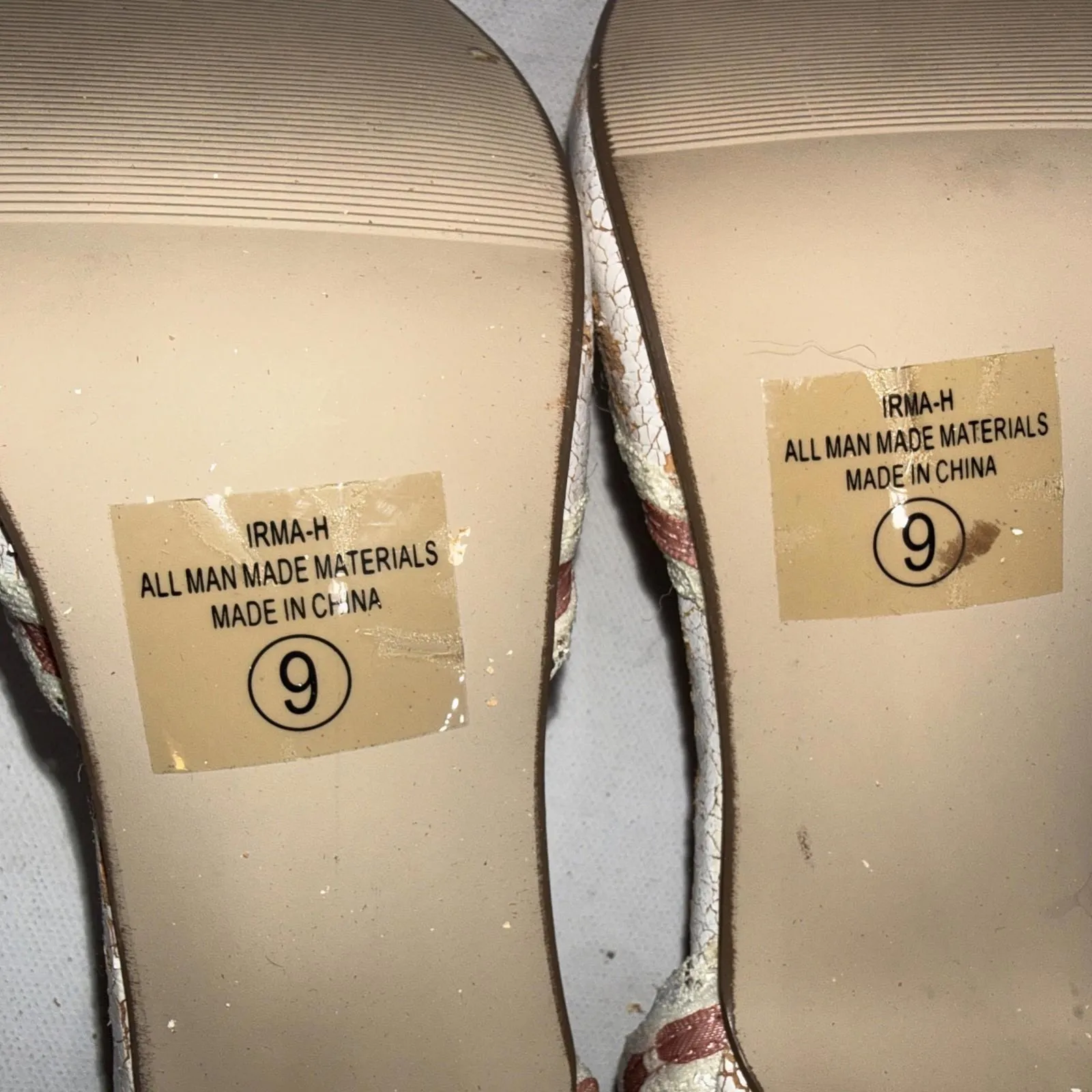 Y2K Delicious White Pink Lace Bows Ribbon Trim Stripper Peep Toe Pumps Size 9 - Image 15