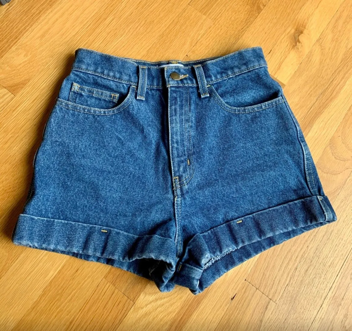 American Apparel Jean Shorts - Image 2
