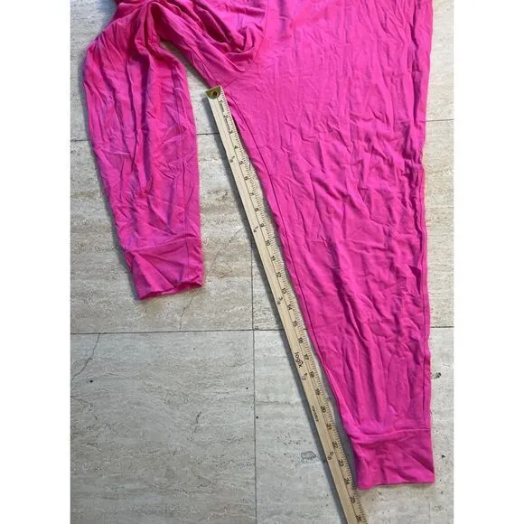 Smash + Tess Hot Pink Sleeveless Athletic Jumpsuit Workout Dance Unitard size L‎ Size L - Image 3