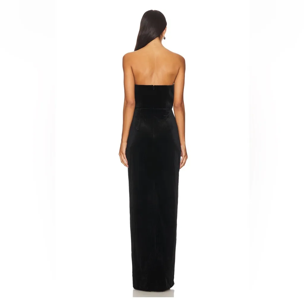 Amanda Uprichard x REVOLVE Wolfe Gown‎ in Black - Image 3