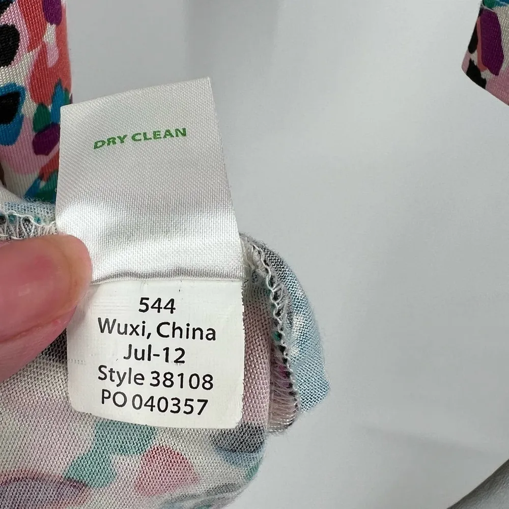 Lilly Pulitzer Anjelica Dress in Cameo White Sweet Nothings print silk sz small - Image 9