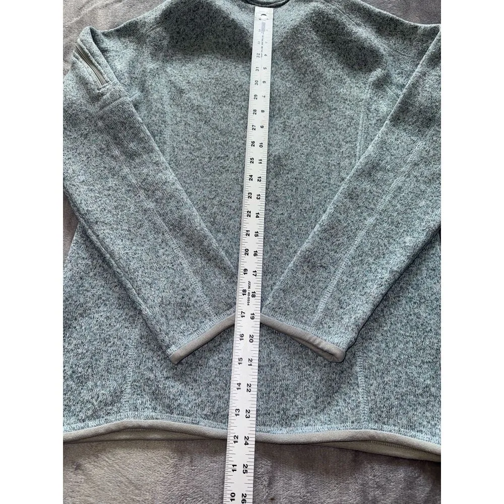 Patagonia Women's Better Sweater Blue Heather 1/4 Zip‎ Up Size M - Image 8