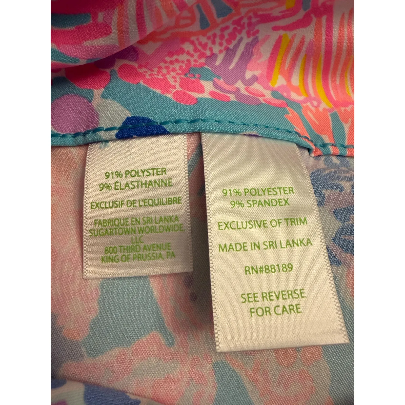 Lilly Pulitzer Luxletic 28” Corso Crop Golf Pants Women’s 0 Splendor in the Sand - Image 7