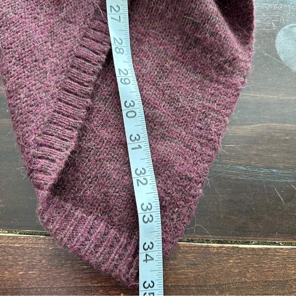 Anthropologie Sleeping On Snow Cozy Times Layered Cardigan Sweater S Alpaca Wool - Image 9