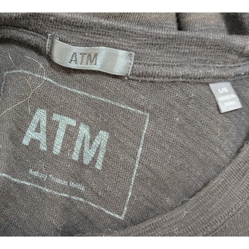 ATM Crew Neck Cotton Short Sleeve T - Image 3