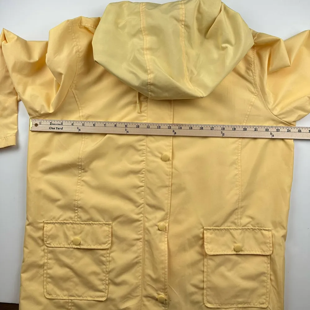 St. John's Bay Water Resistant Lightweight Anorak Yellow Jacket XXL - Image 11