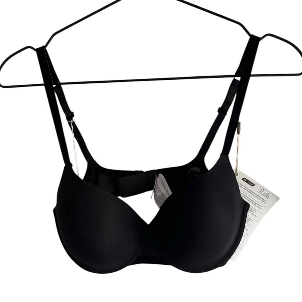 Wolford‎ Tulle Push Up Bra 69663 32D Black Size undefined - Image 7