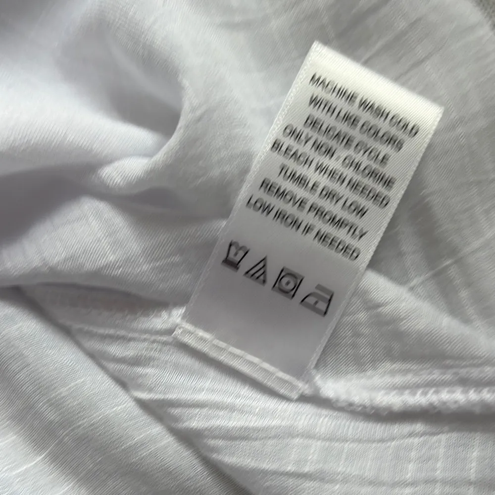 Counterparts White Peplum Blouse with Bell Sleeves - Image 8