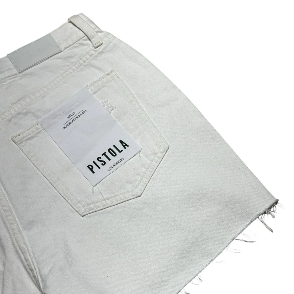 Pistola White Kelly 90’s Skater Denim Shorts Womens 29 - Image 7