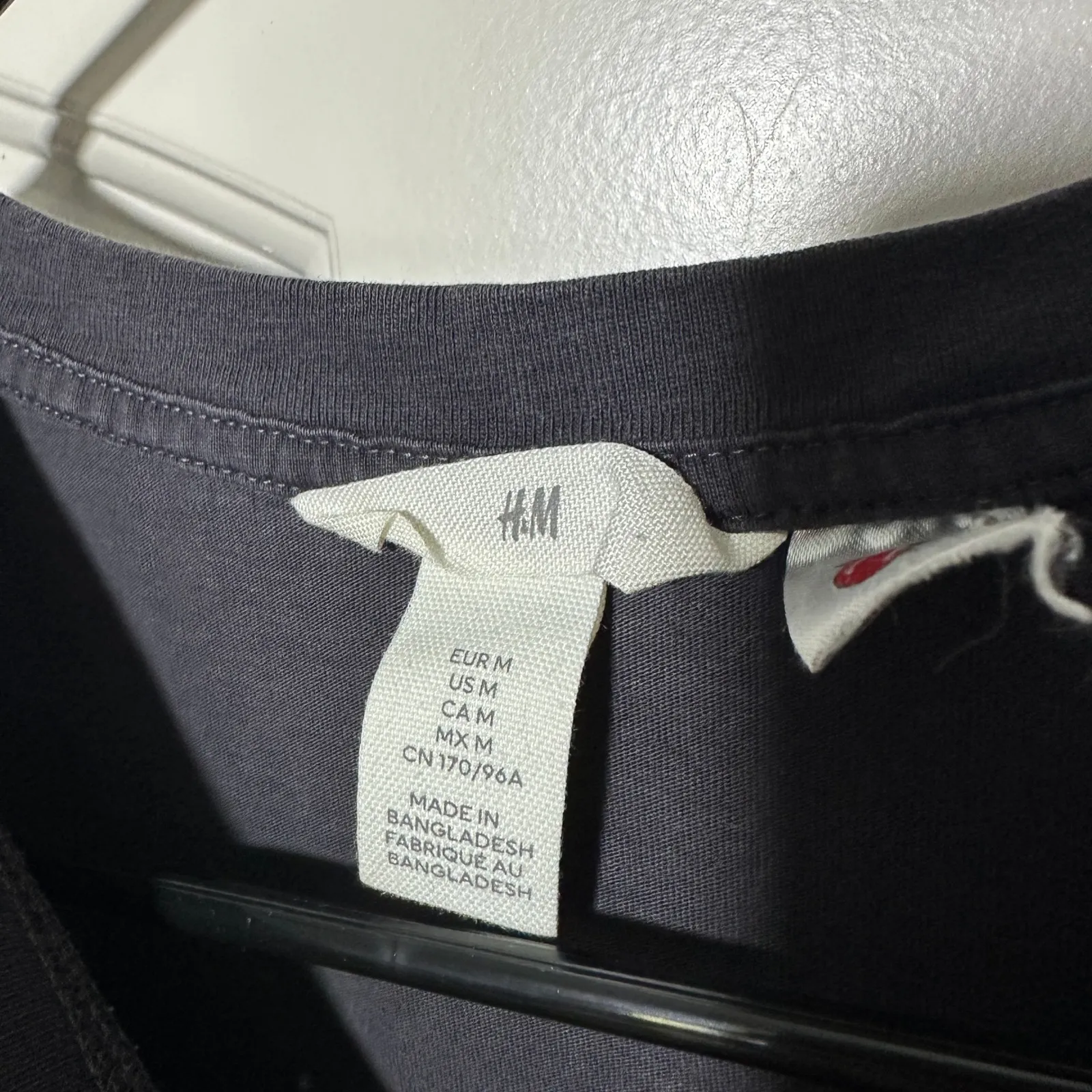 H&M Rolling Stones Graphic T-Shirt Womens Medium Rock Band Tee Gray Cotton‎ - Image 3