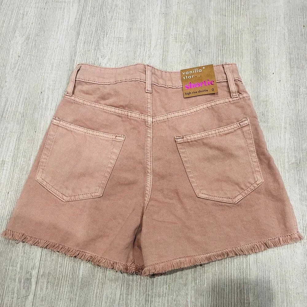 NWT Vanilla Star Shortie Pink Shorts - Image 4