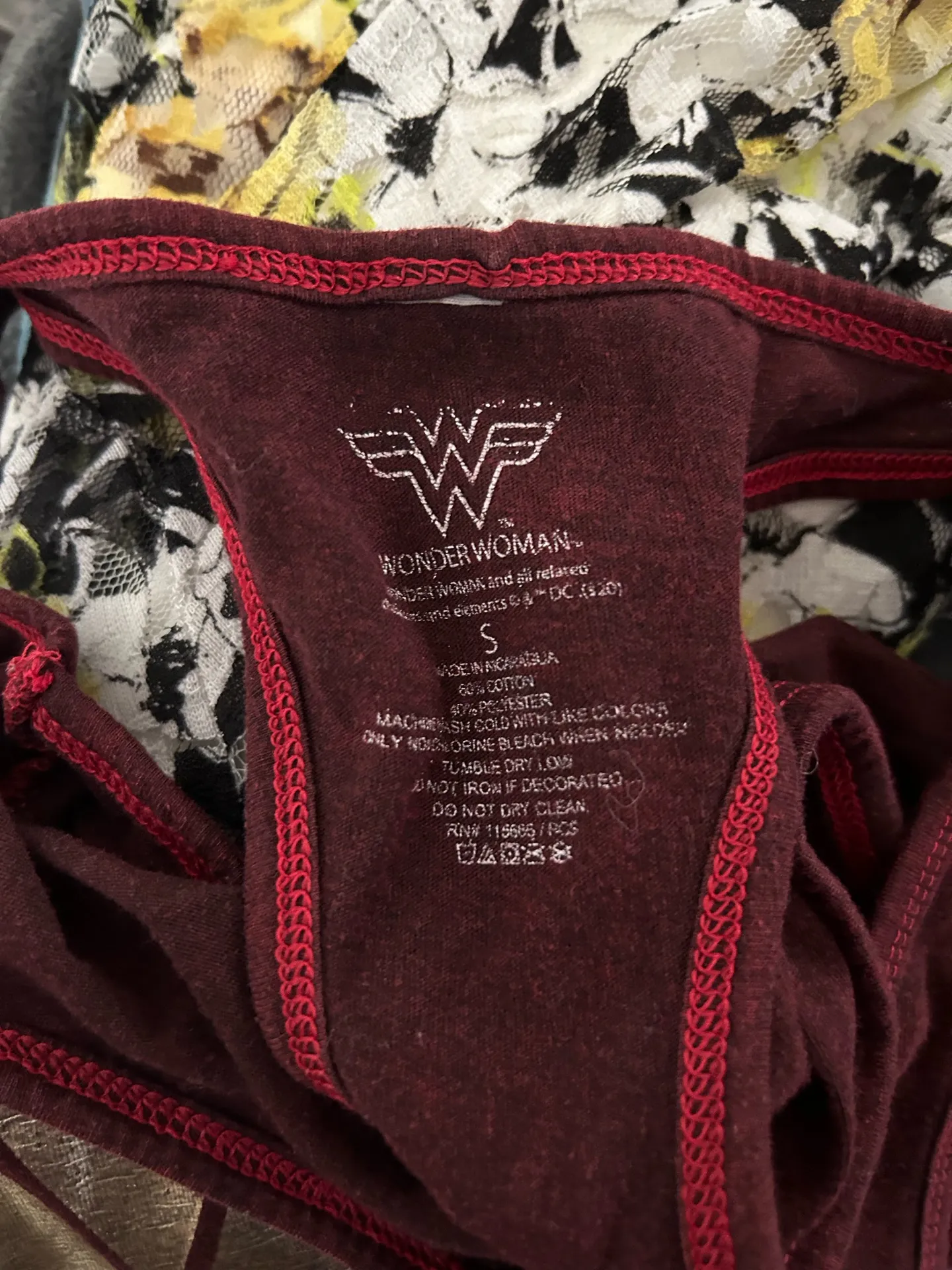 Wonder Woman Athletic Tank Red - Image 3