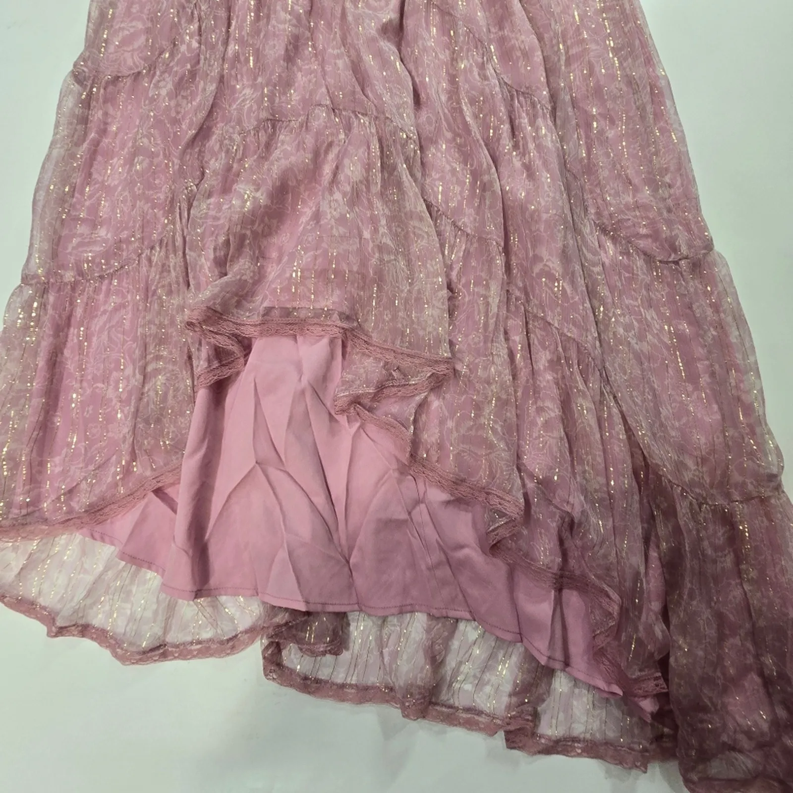 Tularosa Brooks Dress in Lilac Toile Floral XXS - Image 4