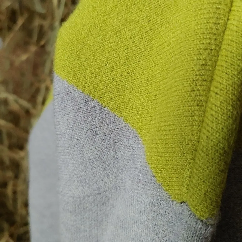 Cynthia Rowley Size Small Green Grey Gray Sweater Long Sleeve Viscose Top - Image 10