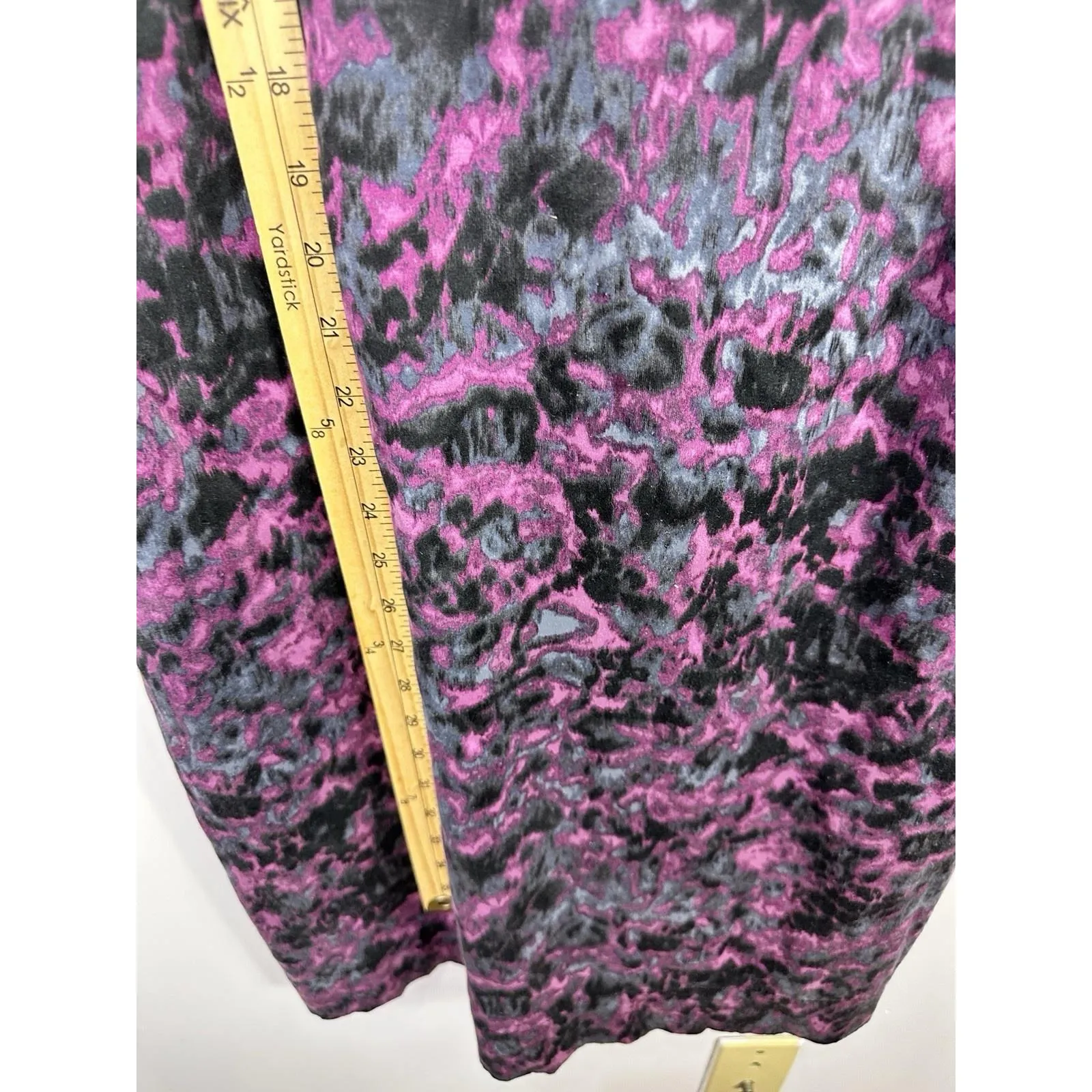Kate Hill Dress 12 Pink Black Abstract Silk‎ Blend Bodycon Y2K Party Chic Boho - Image 4