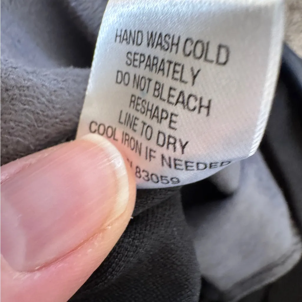 Drew Black Faux Leather High Rise Leggings Womens S Preppy Fall Straight - Image 5