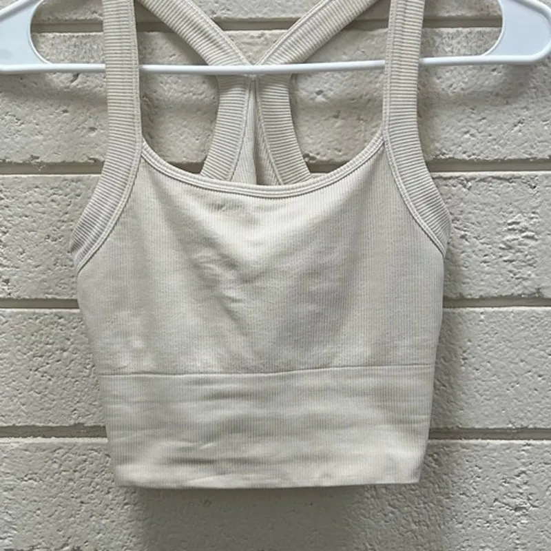 Athleta  Beige Active Top size XXS - Image 6