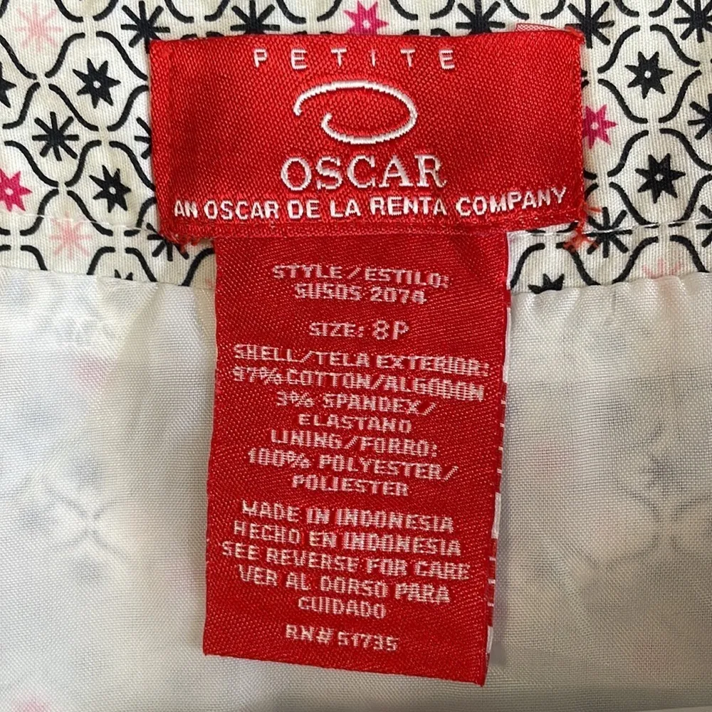 Oscar De La Renta Print Skirt - Image 4